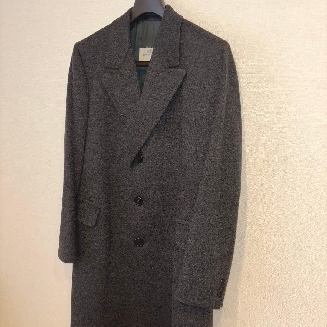 R*0様 アクアスキュータム ピュアカシミヤ　チェスターコート　チャコール　サイ