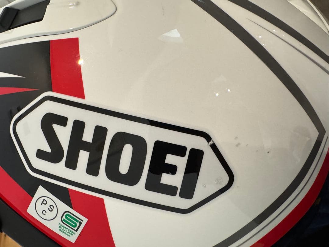 SHOEI フルフェイスヘルメット gt-air2黒/白/赤