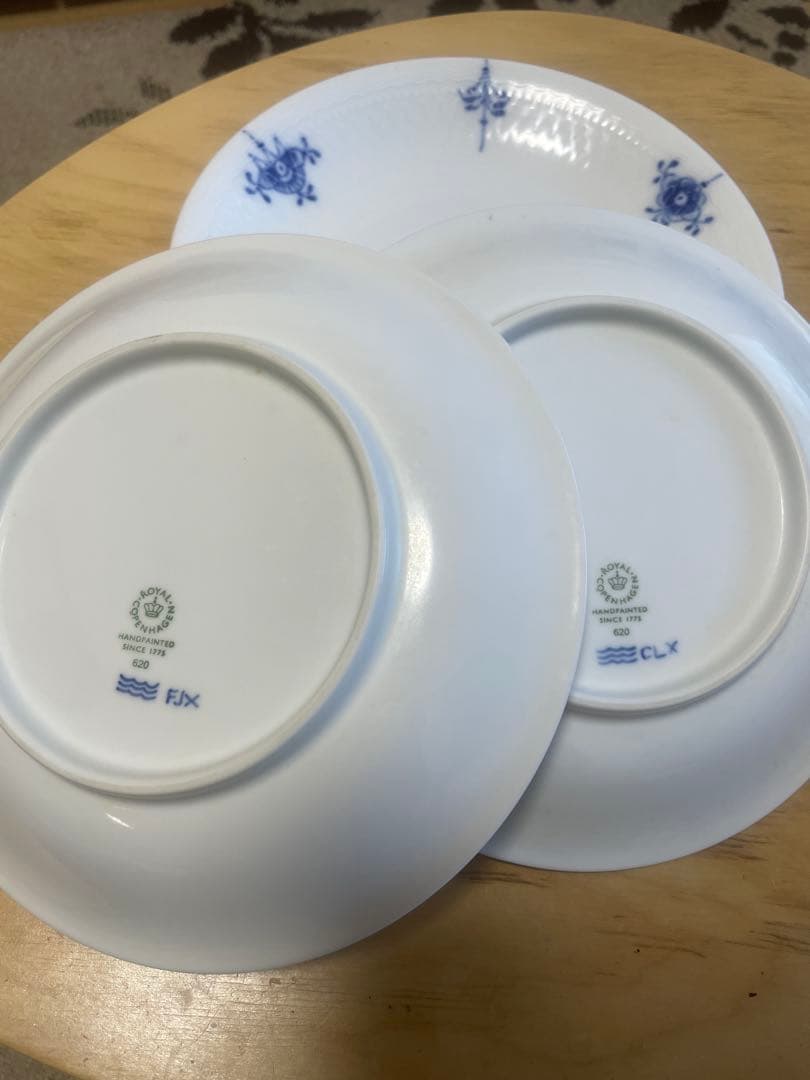 ロイヤルコペンハーゲン ブルーパルメッテ　ブロッサム 20cm 4枚