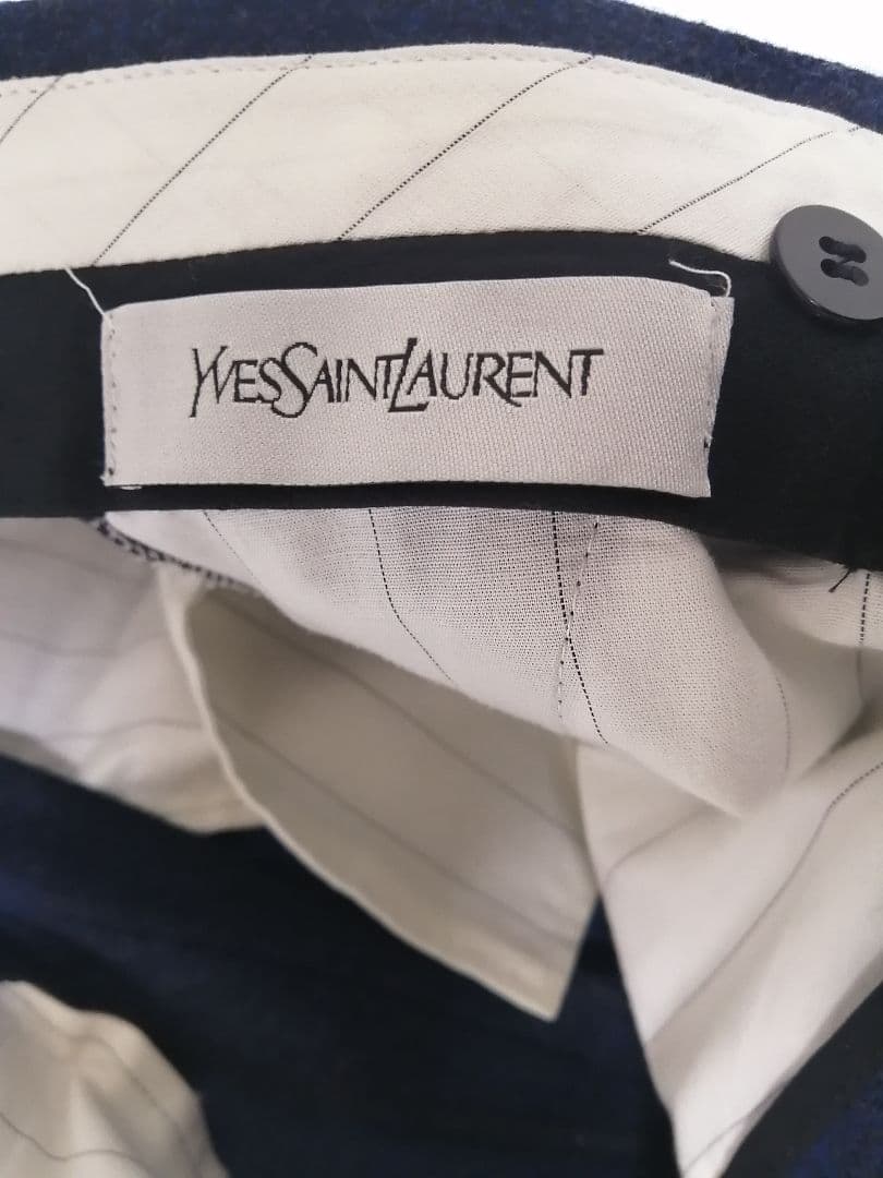 サンローラン　ワイドフレアスラックス　44サイズ