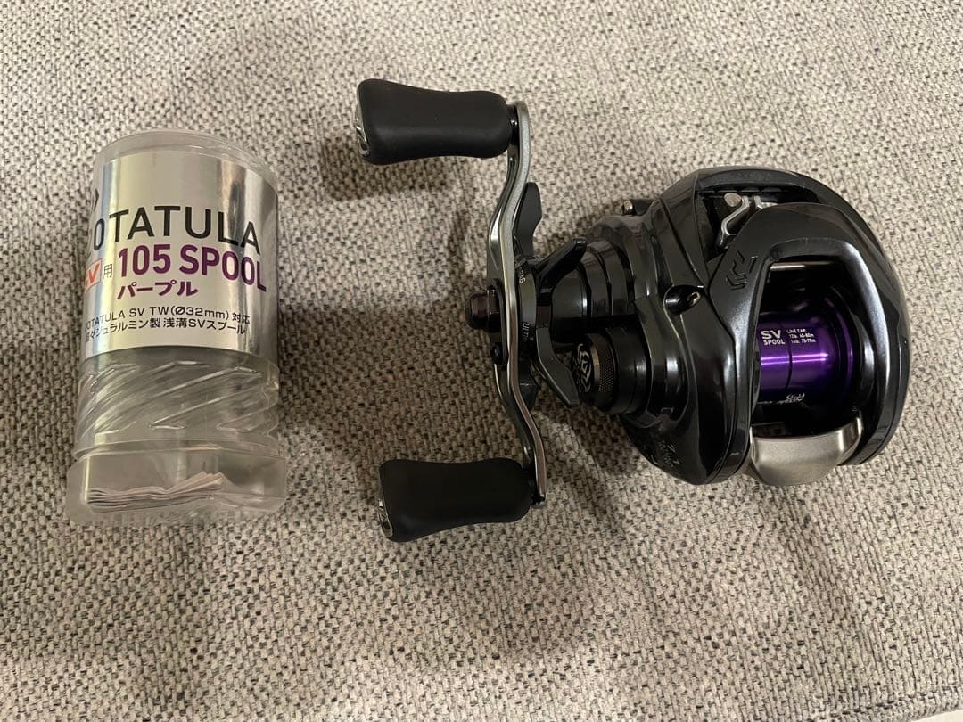 ダイワ20タトゥーラsvtw SHL SLPワークスシャロースプール付き　左巻き