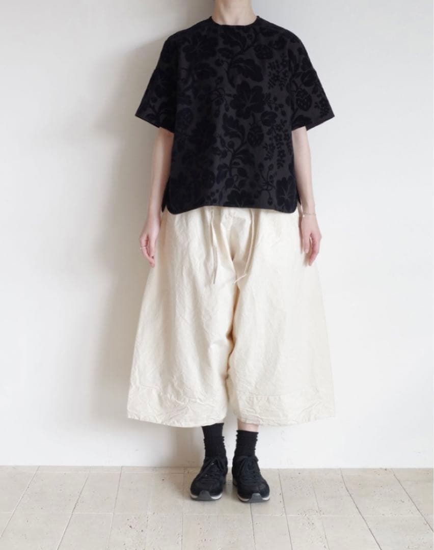 新品　ヴェリテクール veritecoeur ガーメントダイ　サルエルパンツ