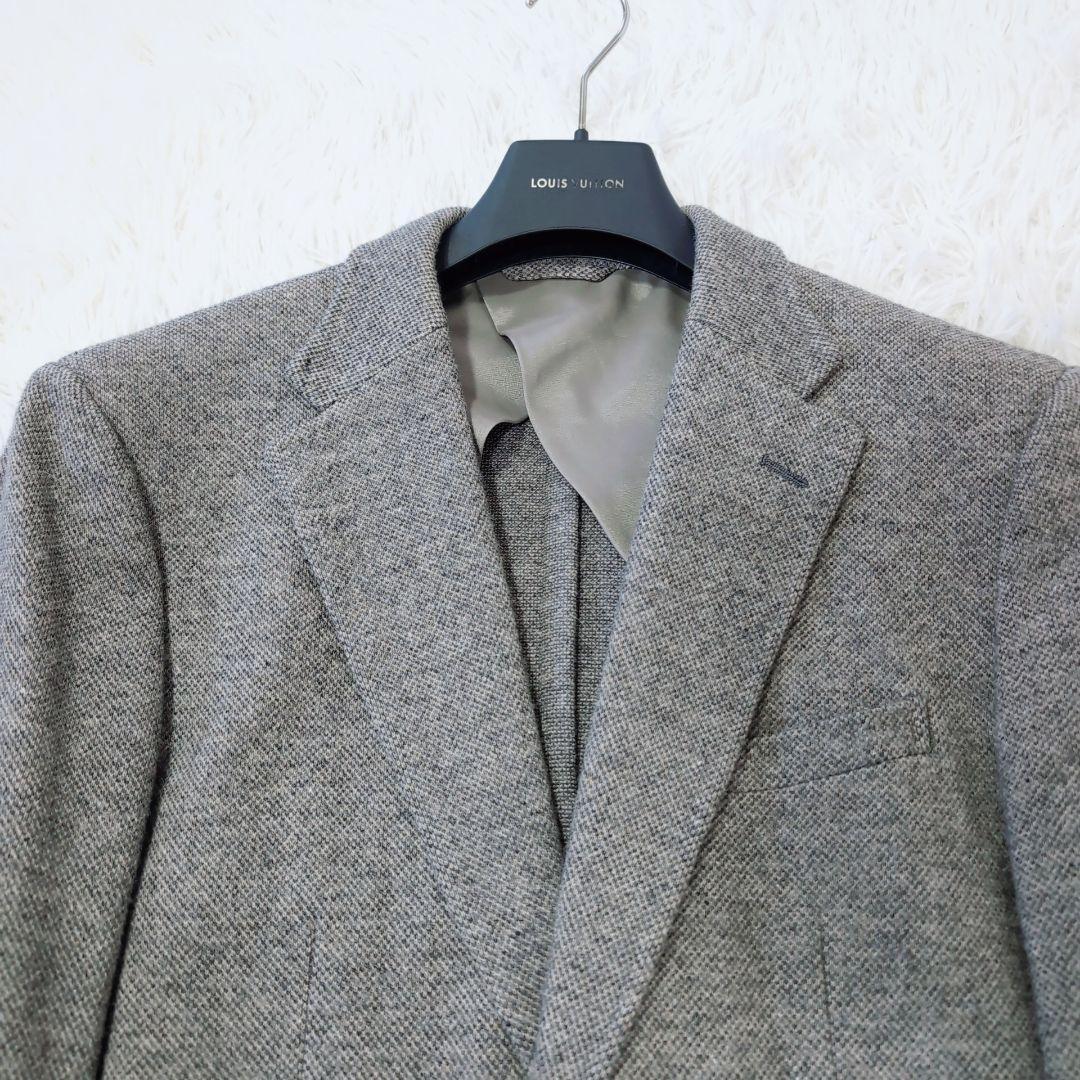 【未使用級】Paul Stuart　高級　アンゴラ　ツイードジャケット　XL