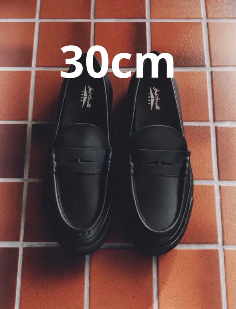 靴 JACK PURCELL 1935 BLACK LOAFER 30cm