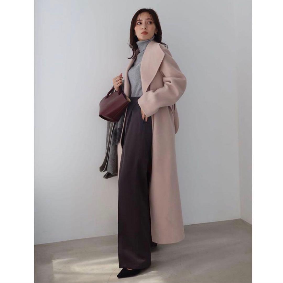 anuans ビッグカラーリバーコート 2022AW Sサイズ