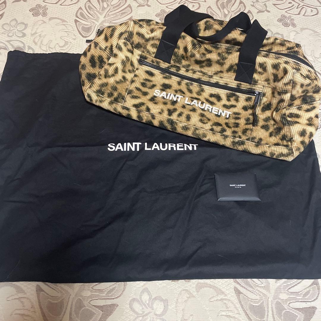 papaさま専用⭐︎【美品】SAINT LAURENT レオパード ボストンバッグ
