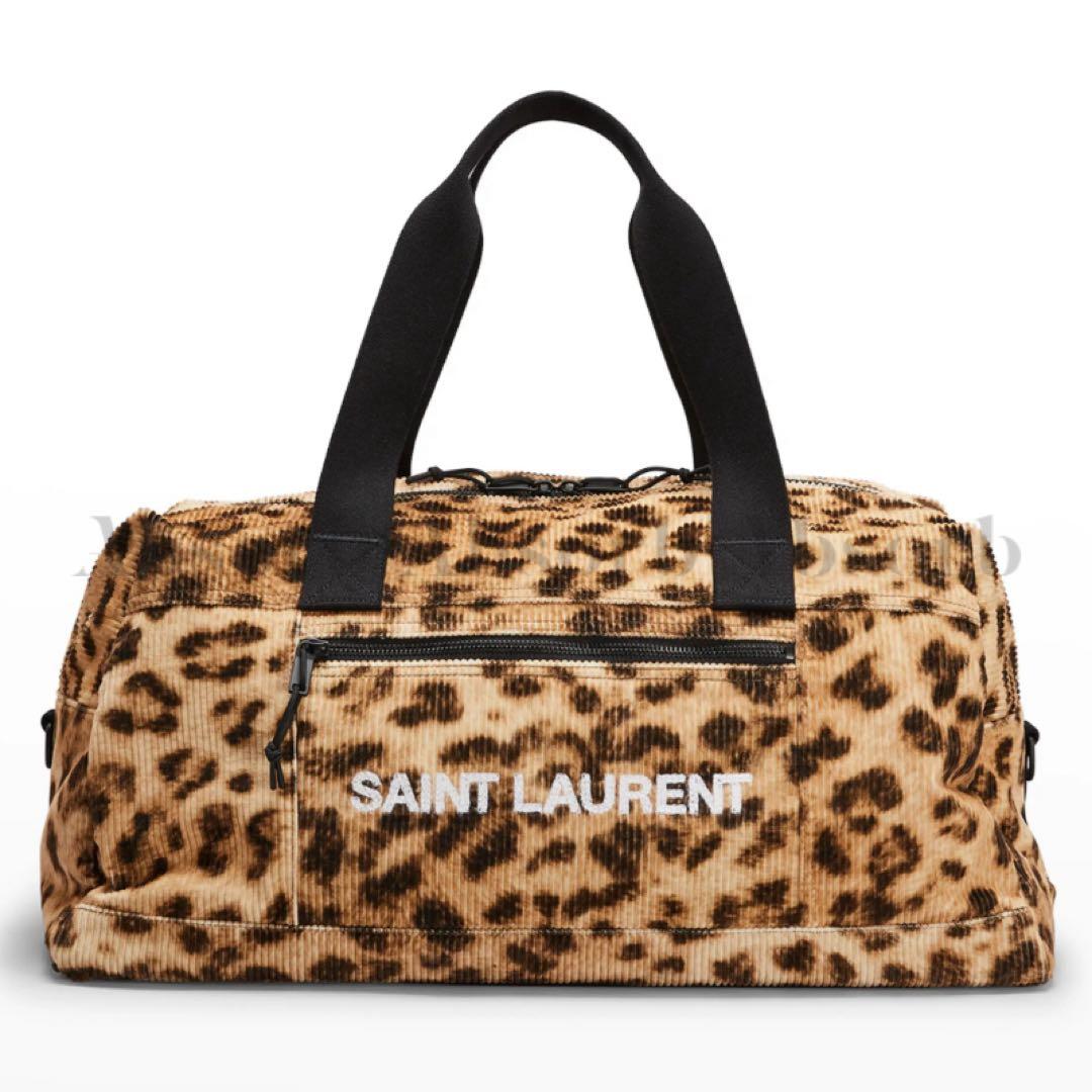 papaさま専用⭐︎【美品】SAINT LAURENT レオパード ボストンバッグ