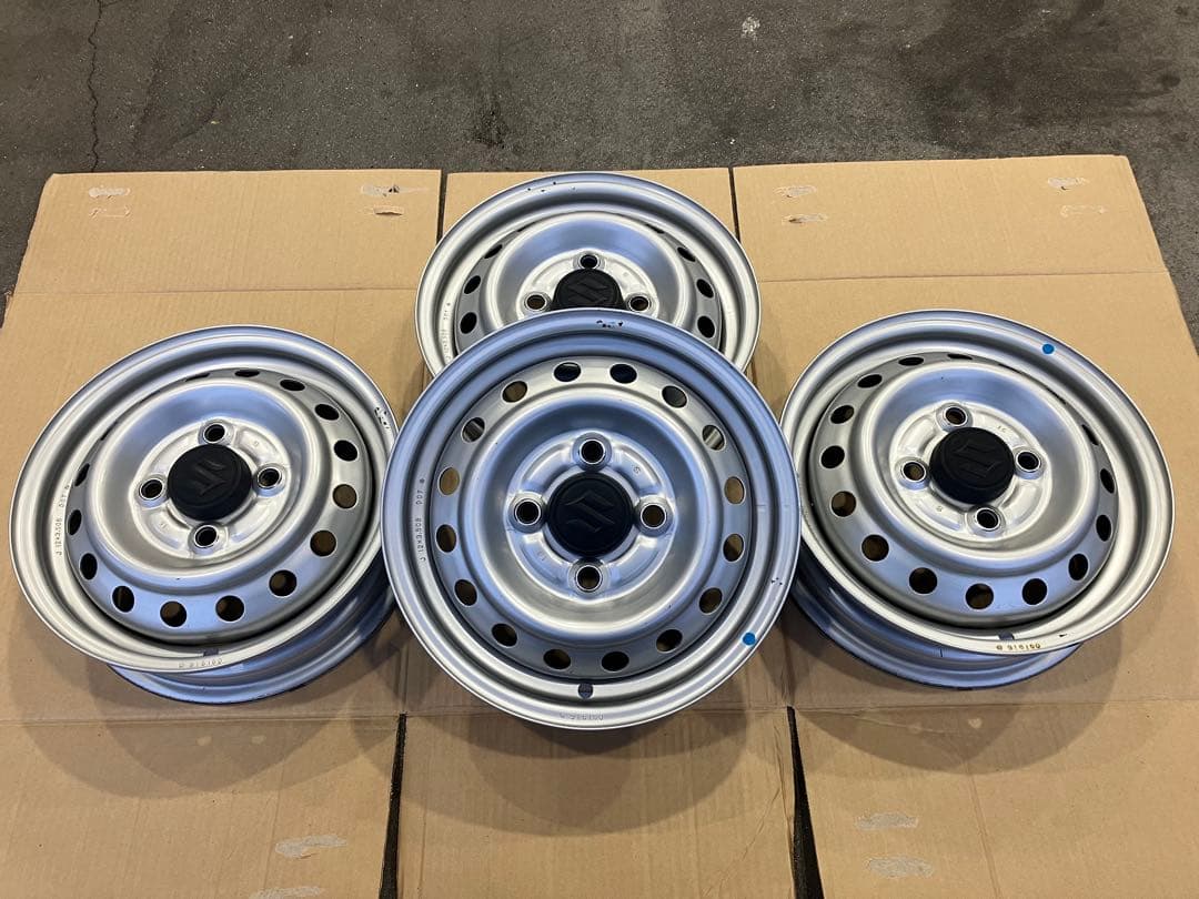 送料込 スズキ 純正 スチール ホイール 12インチ 4本 C