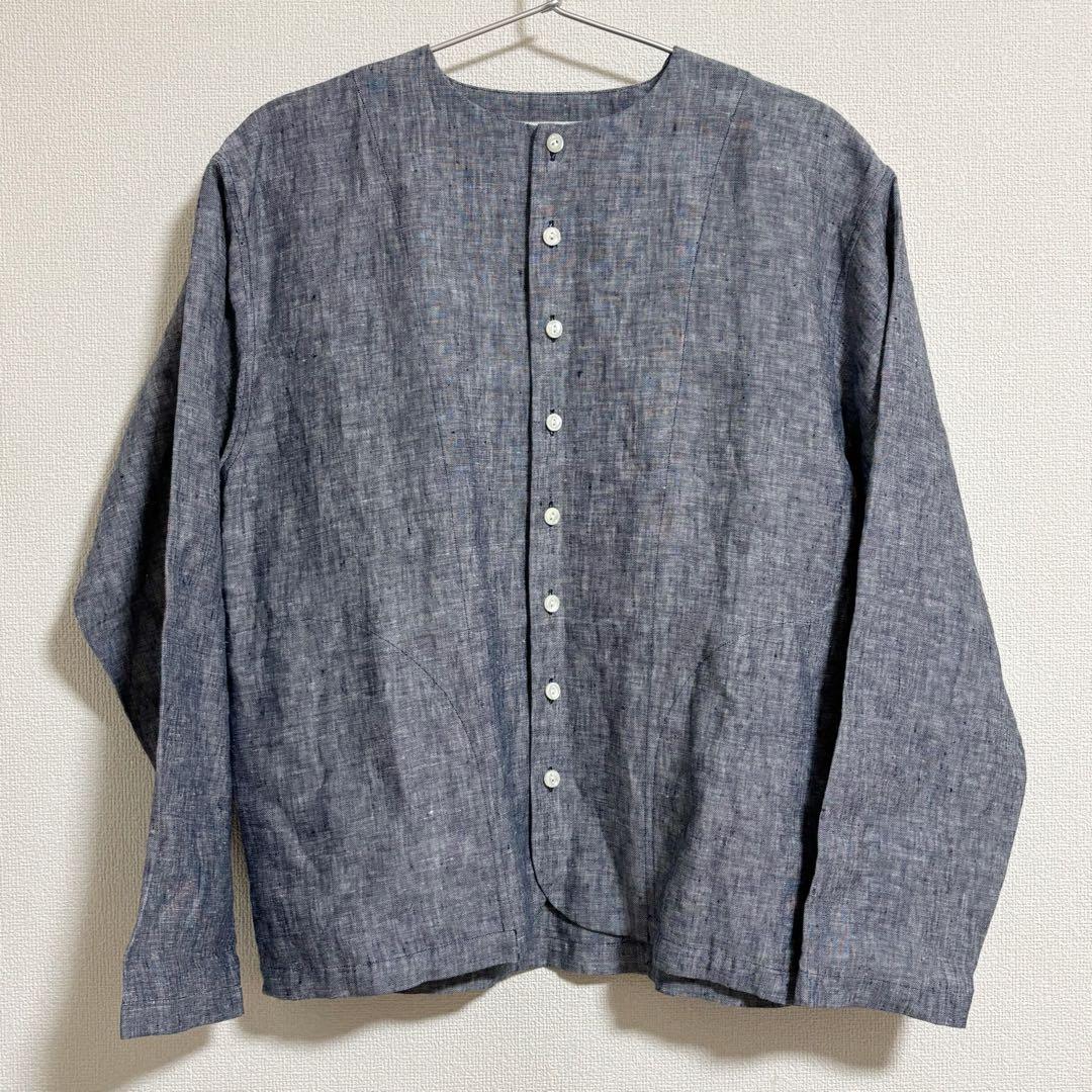 美品　wafu リネン　トップス　ジャケット　カーディガン
