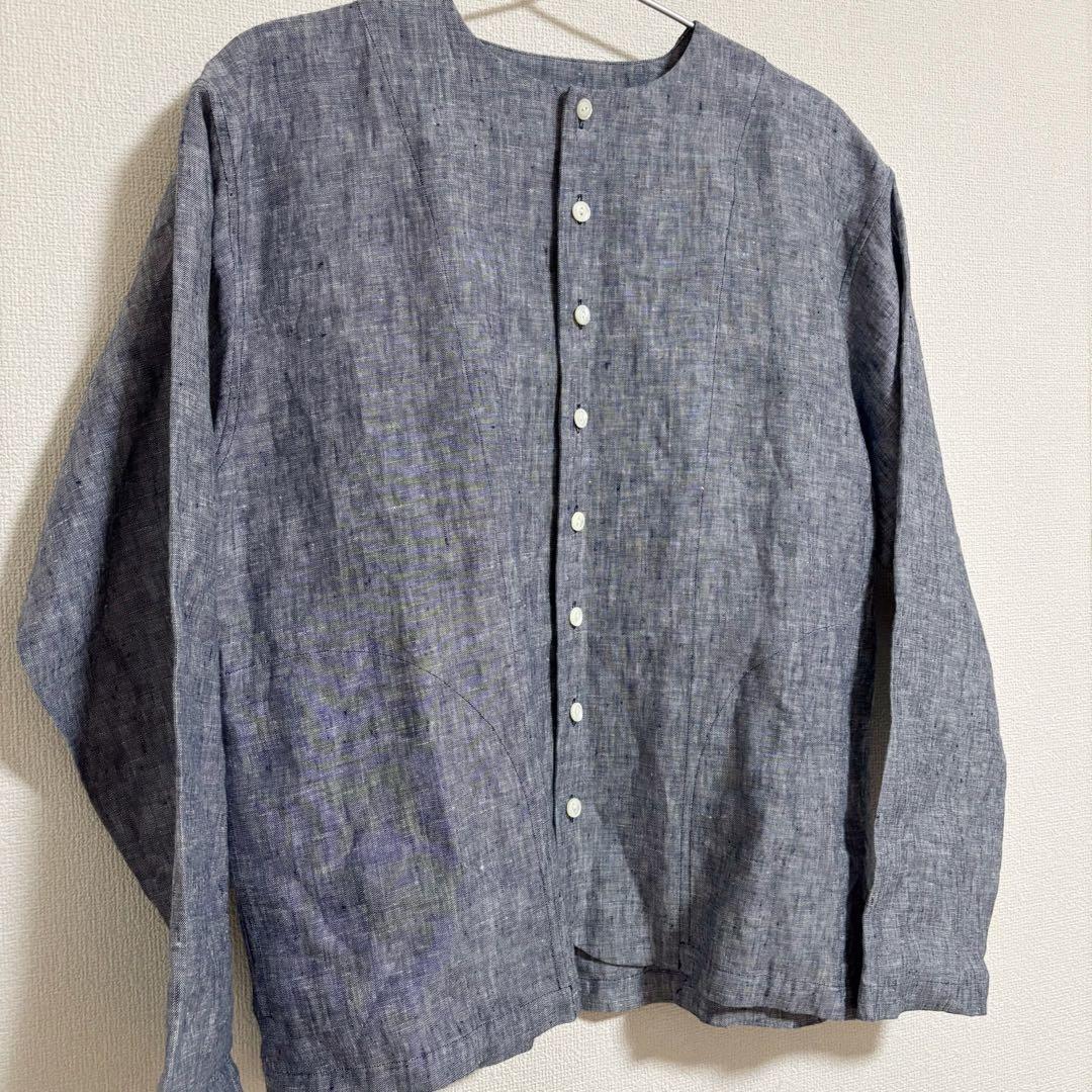 美品　wafu リネン　トップス　ジャケット　カーディガン