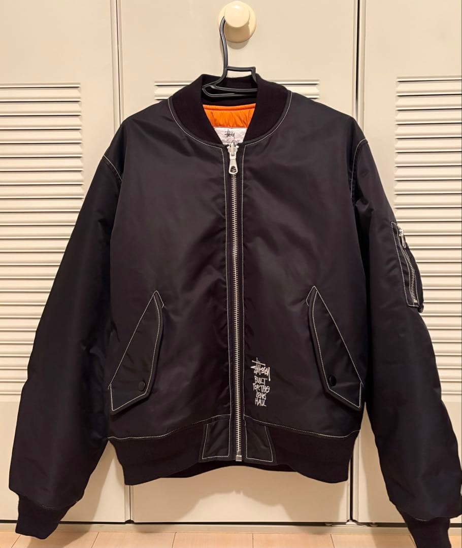 ジャケット・アウター Stussy Built Reversible Bomber Jacket S