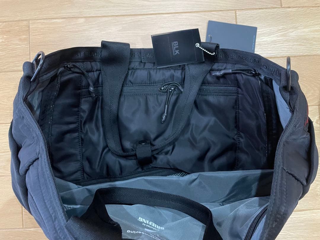 BLK White Mountaineering x BRIEFING トート