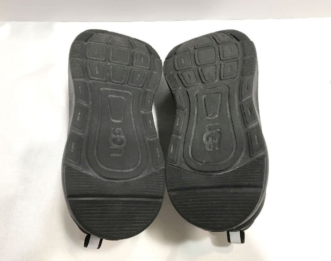 アグ UGG スニーカー 厚底LA Flex1 フレックス 23cm US6黒系