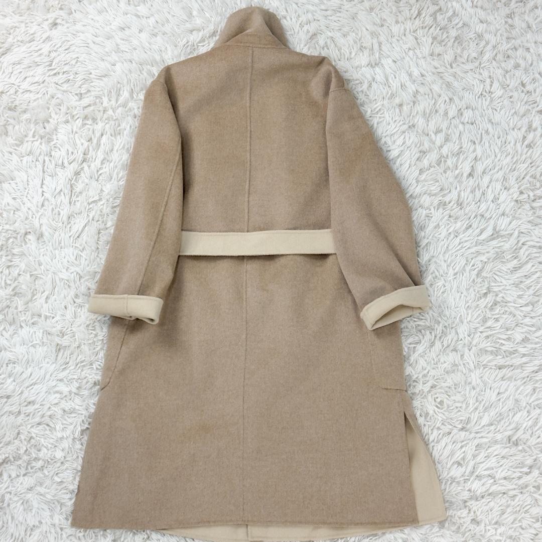 【極美品】Max Mara Studio クチートアマーノ リバーシブルコート