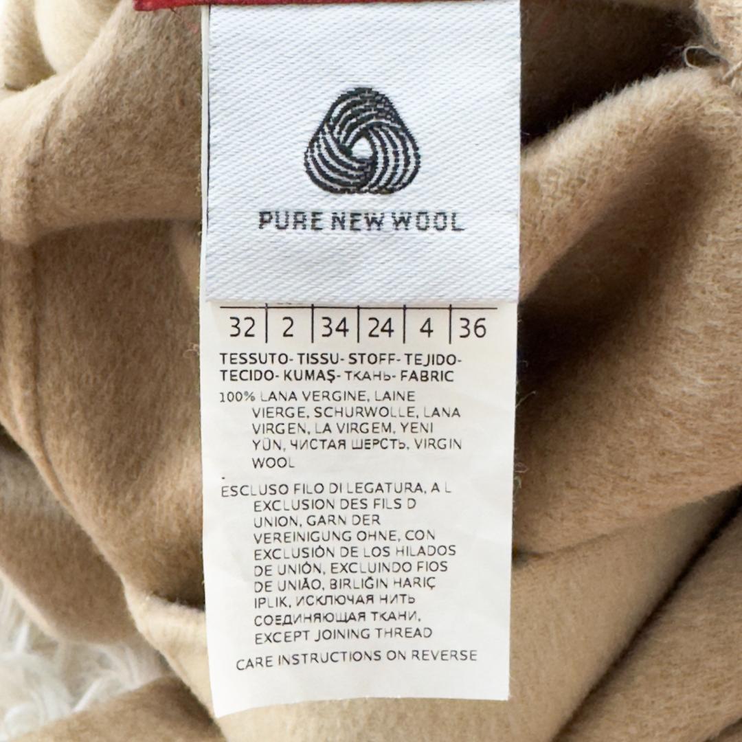 【極美品】Max Mara Studio クチートアマーノ リバーシブルコート