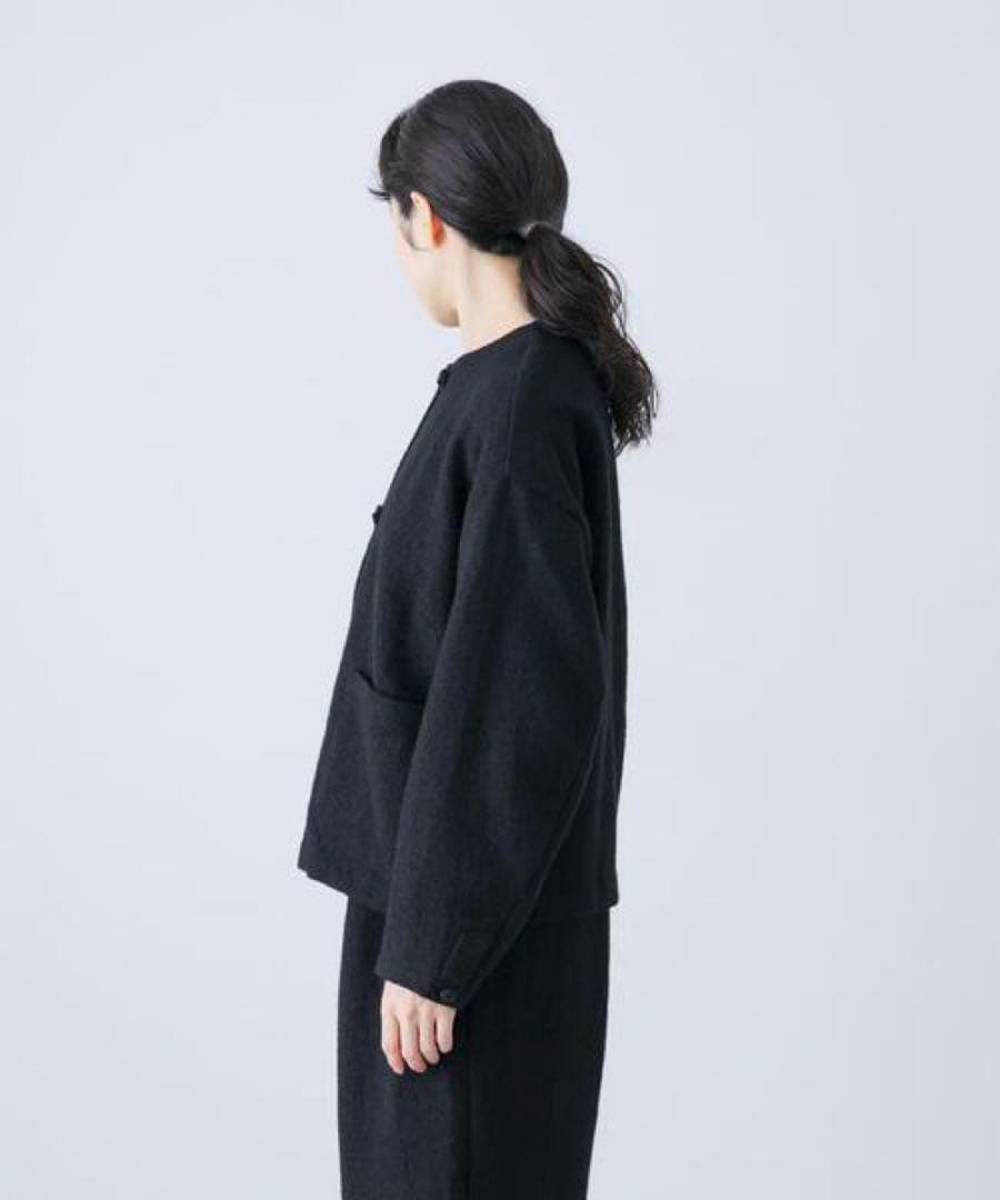 かぐれ　ウールクルーネックジャケット　【2025AW】