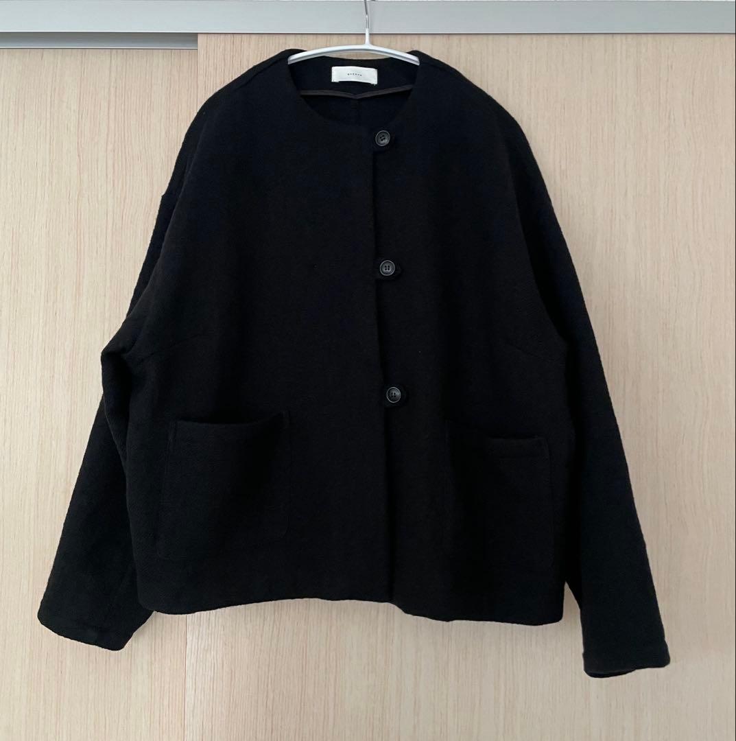 かぐれ　ウールクルーネックジャケット　【2025AW】