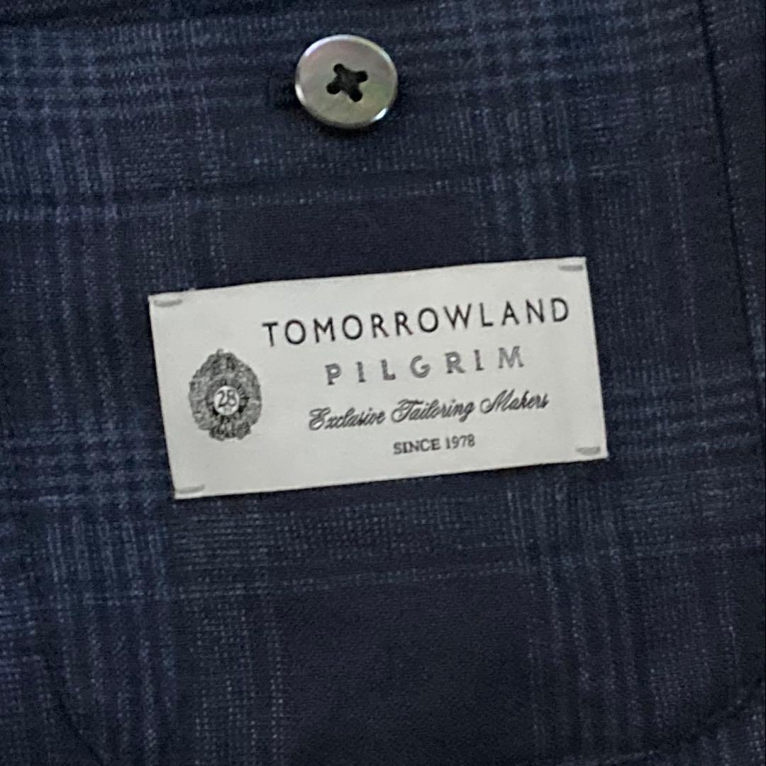 トゥモローランド ロロピアーナ SUNSET ネイビー カシミヤ シルク 44