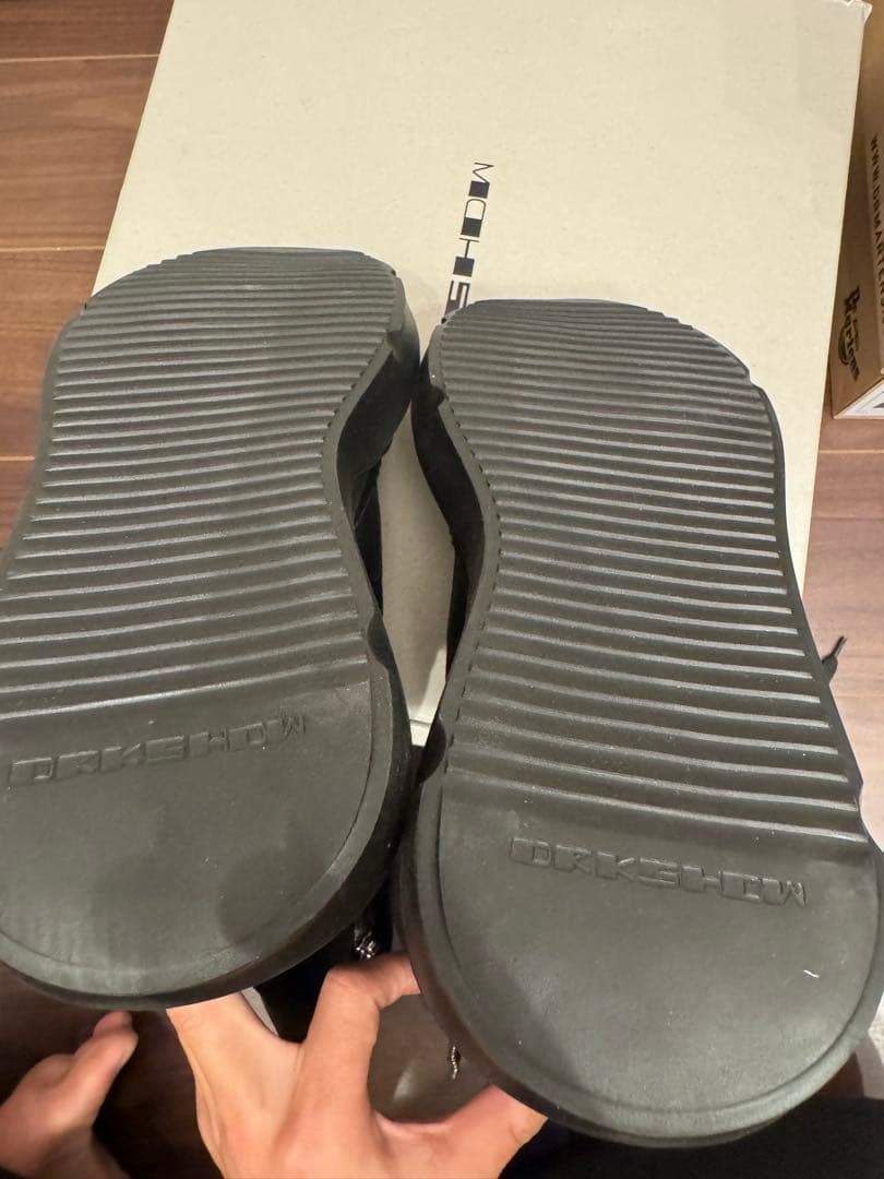 靴 RICK OWENS DRKSHDW Abstract Army Boots