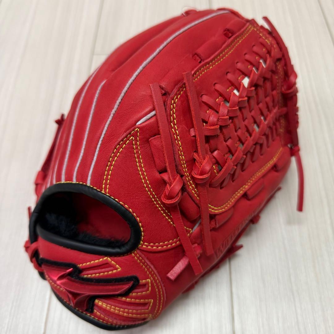 ミズノ　少年軟式用ウィルドライブ レッド(2025)　オールラウンド用　右投げ