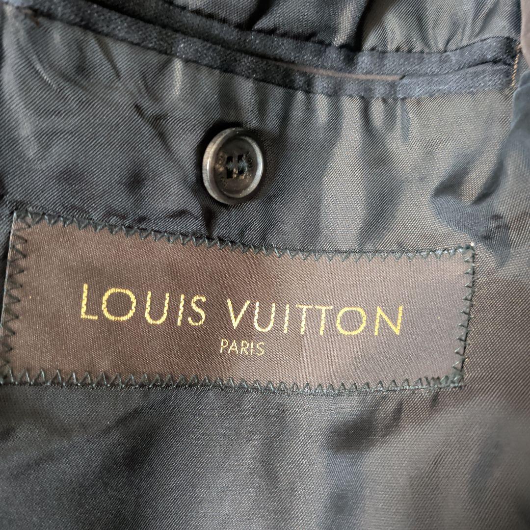 ルイ•ヴィトン　ブラック シングルブレスト スーツ