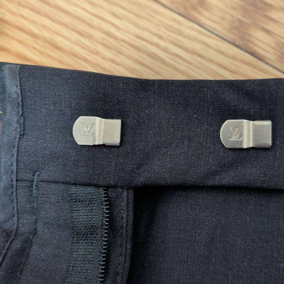 ルイ•ヴィトン　ブラック シングルブレスト スーツ