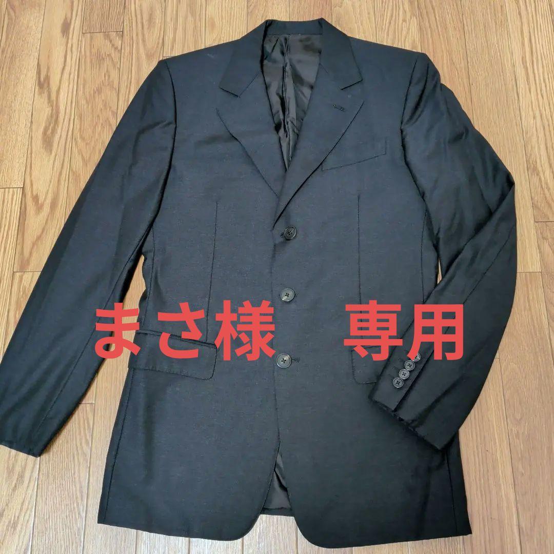 ルイ•ヴィトン　ブラック シングルブレスト スーツ