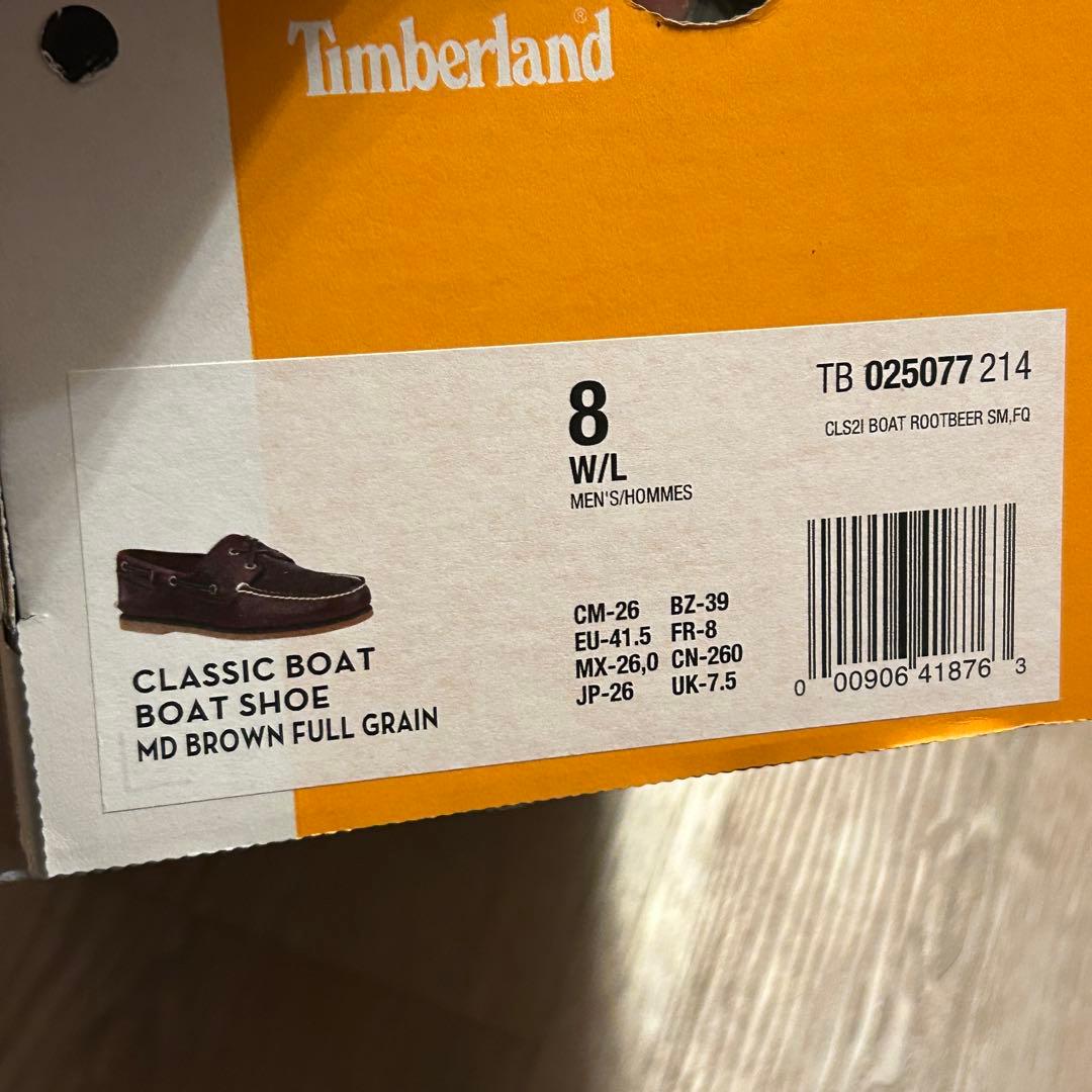 新品 ティンバーランド デッキシューズ