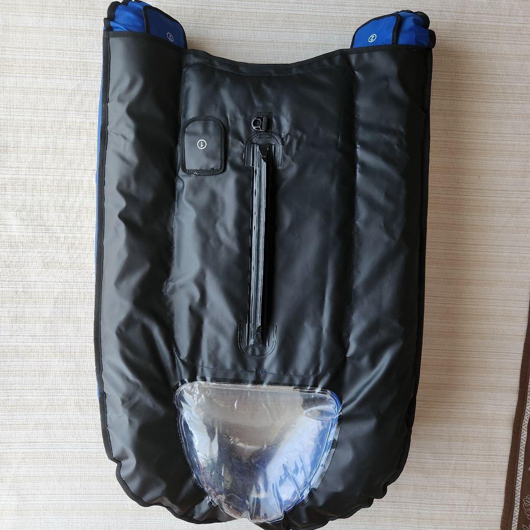 【送料無料】エア式ボディボード二重構造 シュノーケル付 レジャー 海遊び 川遊び