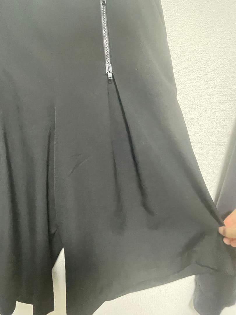 Y’s 25aw WOOL GABARDINE ZIP TUCKED