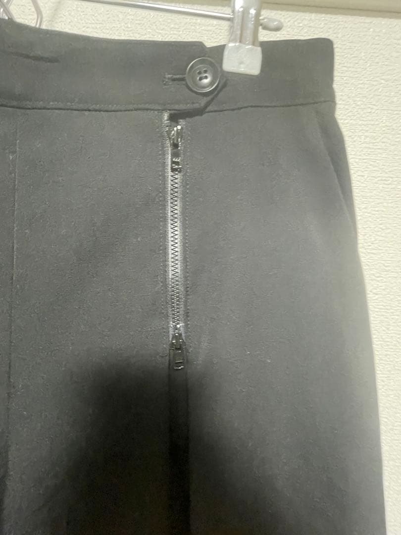 Y’s 25aw WOOL GABARDINE ZIP TUCKED