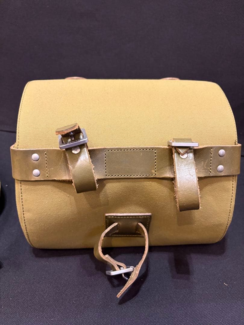 BROOKS オリーブグリーン バッグ ハンドルバッグ サドルバッグ
