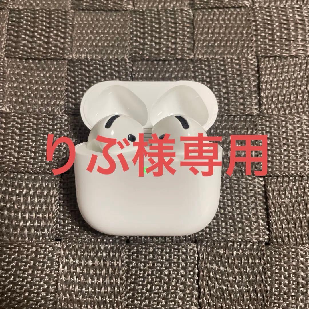【1回の使用のみ✨】AirPods4ノイズキャンセルなし 本体 充電ケース付き