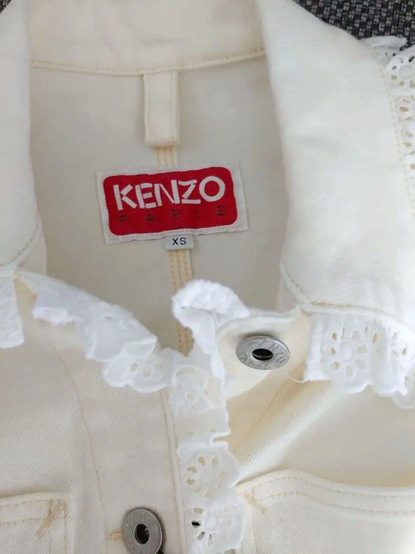 【タグ付き新品】KENZO　ケンゾー　デニムジャケット　白　XS NIGO