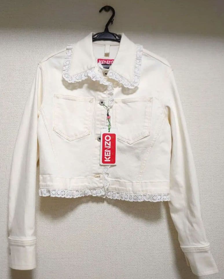 【タグ付き新品】KENZO　ケンゾー　デニムジャケット　白　XS NIGO