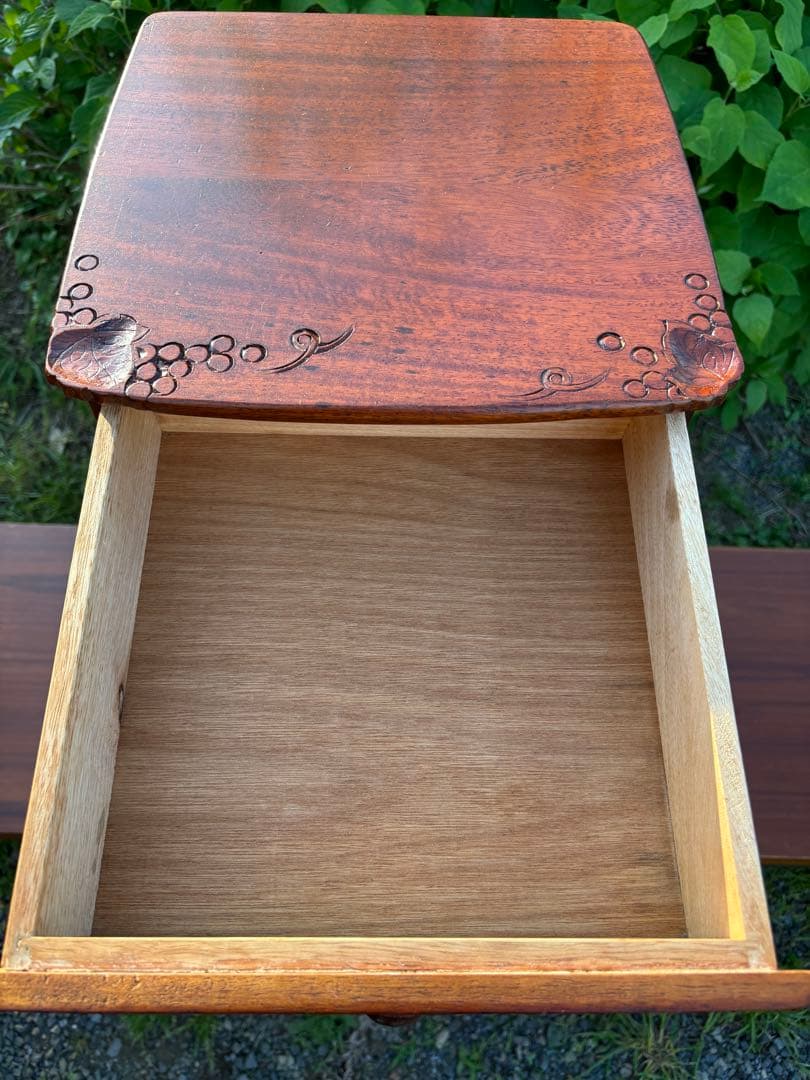 オールドメゾン/吉川商事　葡萄園　花台　飾り台　電話台　希少ヴィンテージ