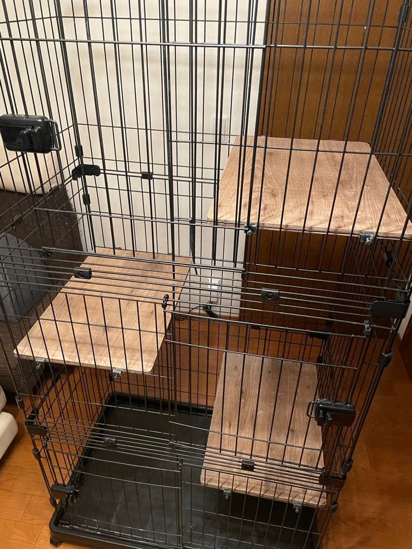 猫ケージ ルーフキャットケージ ワイド 4段 RFC-904 アイリスオーヤマ