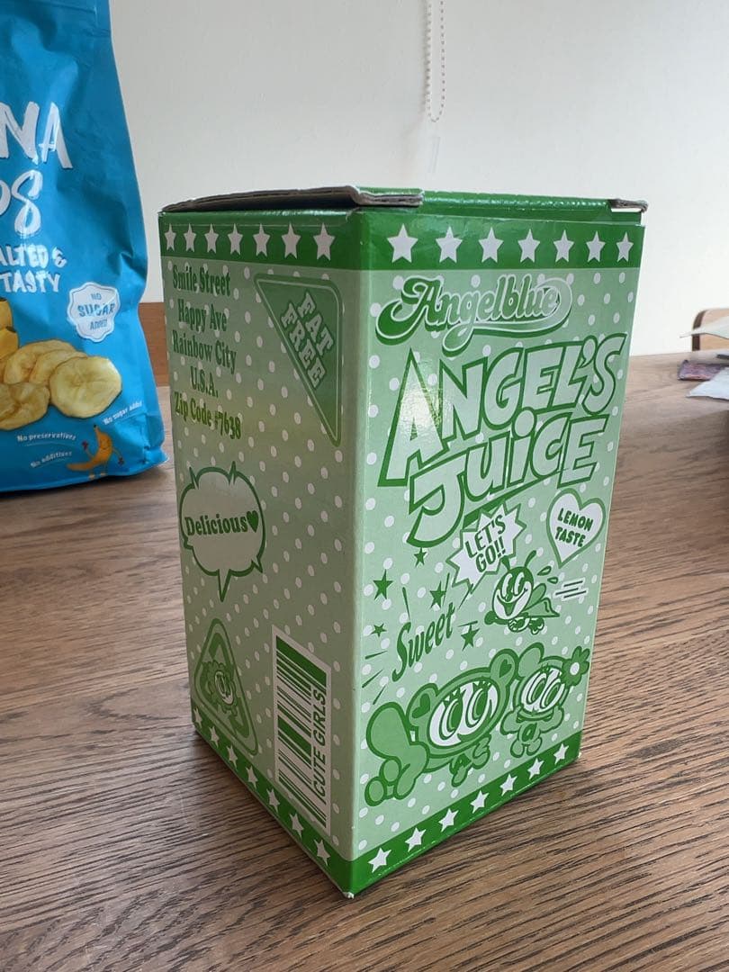 新品未使用　エンジェルブルー　激レア　ノベルティー　ジュース　カメラ