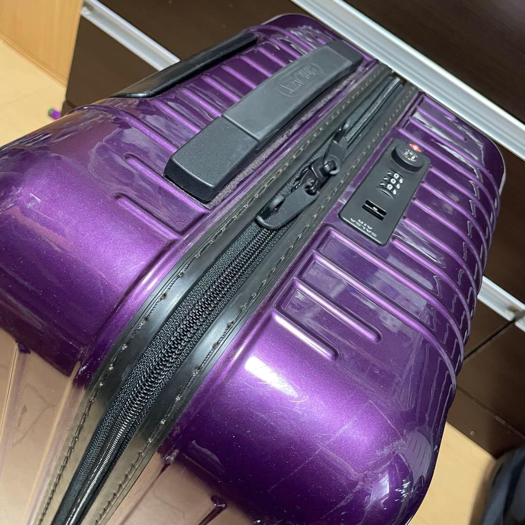A*)様 【ジャンク】RIMOWAリモワ　サルサエア 4輪 パープル　ファスナー