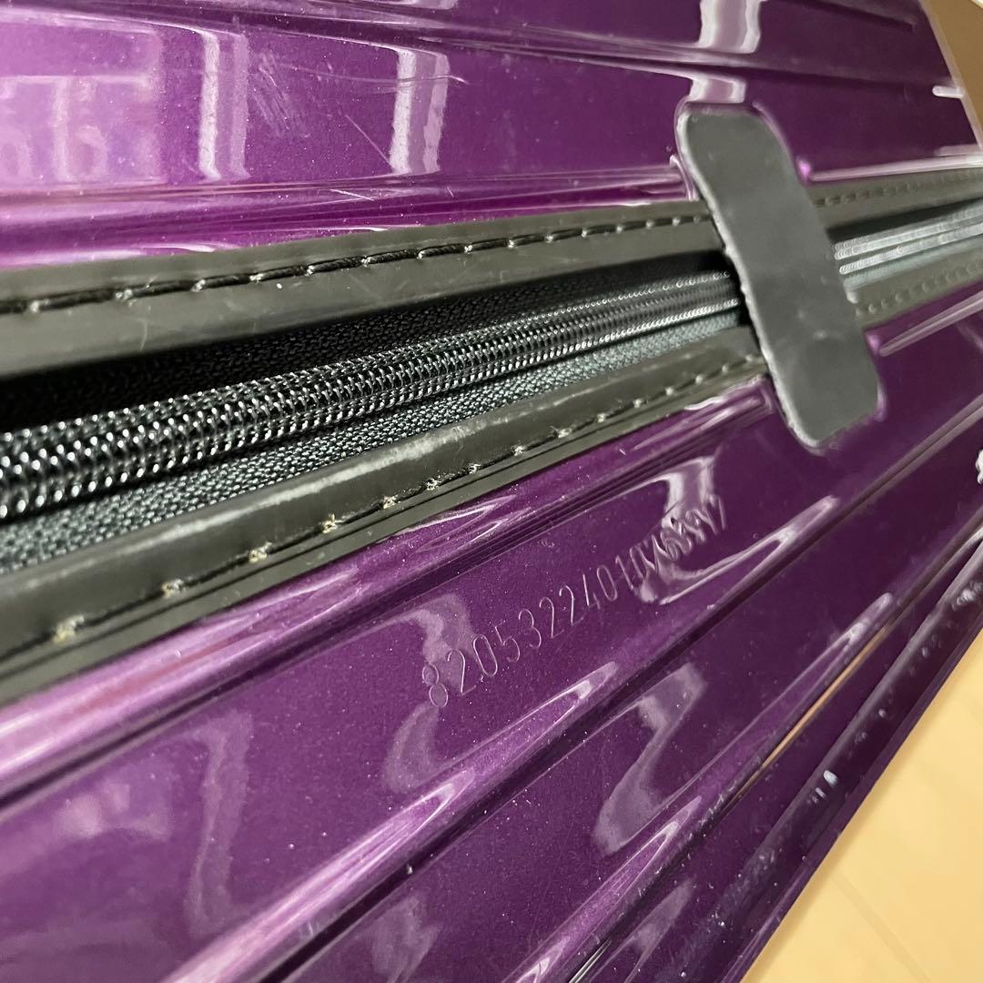 A*)様 【ジャンク】RIMOWAリモワ　サルサエア 4輪 パープル　ファスナー