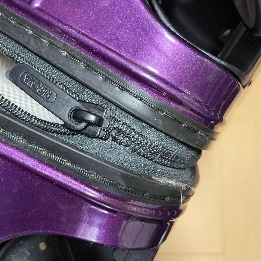 A*)様 【ジャンク】RIMOWAリモワ　サルサエア 4輪 パープル　ファスナー