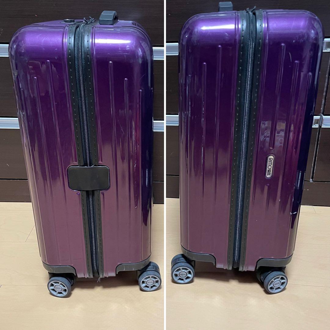 A*)様 【ジャンク】RIMOWAリモワ　サルサエア 4輪 パープル　ファスナー