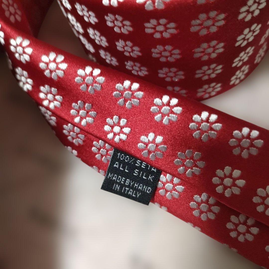 E.Marinella/マリネッラ ネクタイ 小紋 セッテピエゲ