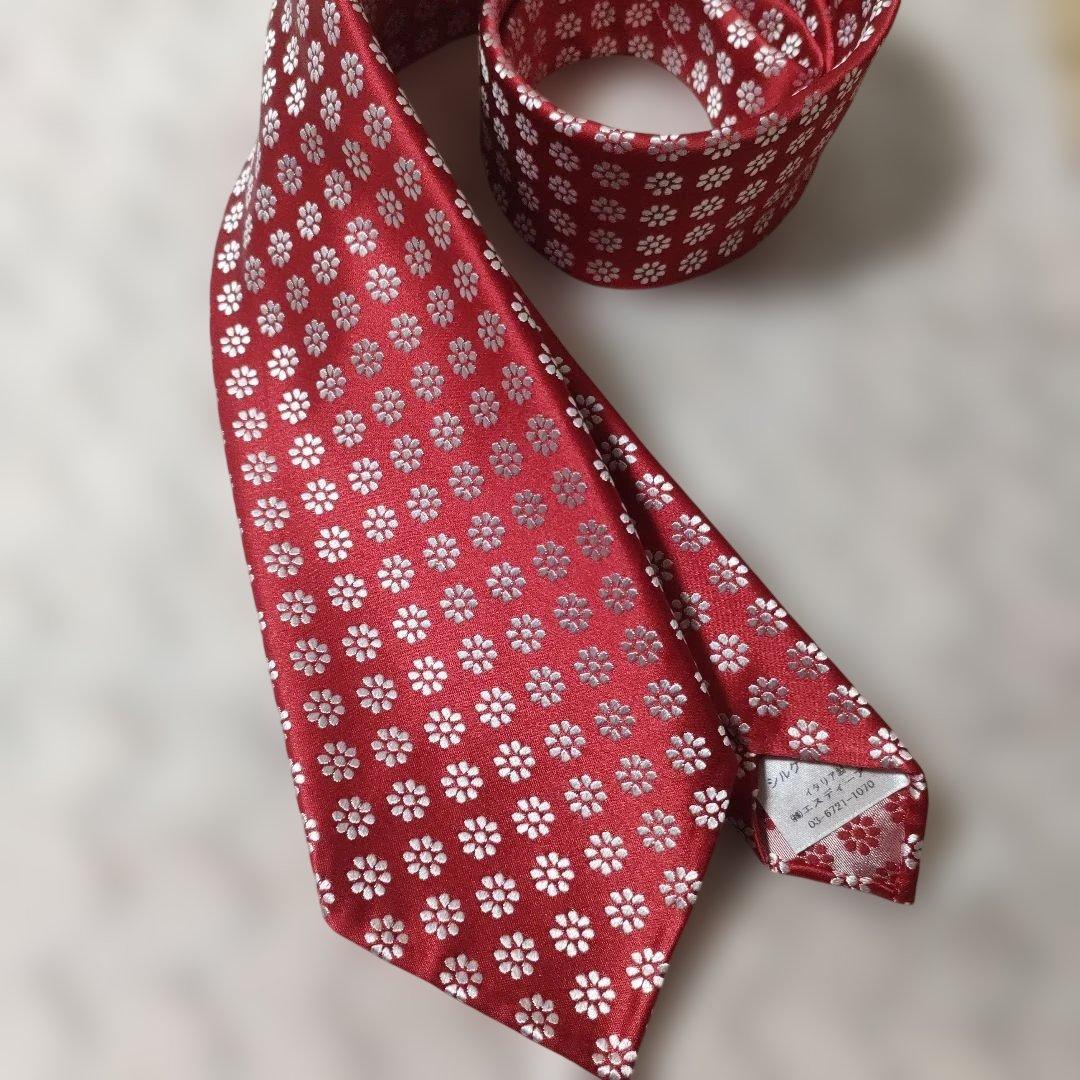 E.Marinella/マリネッラ ネクタイ 小紋 セッテピエゲ