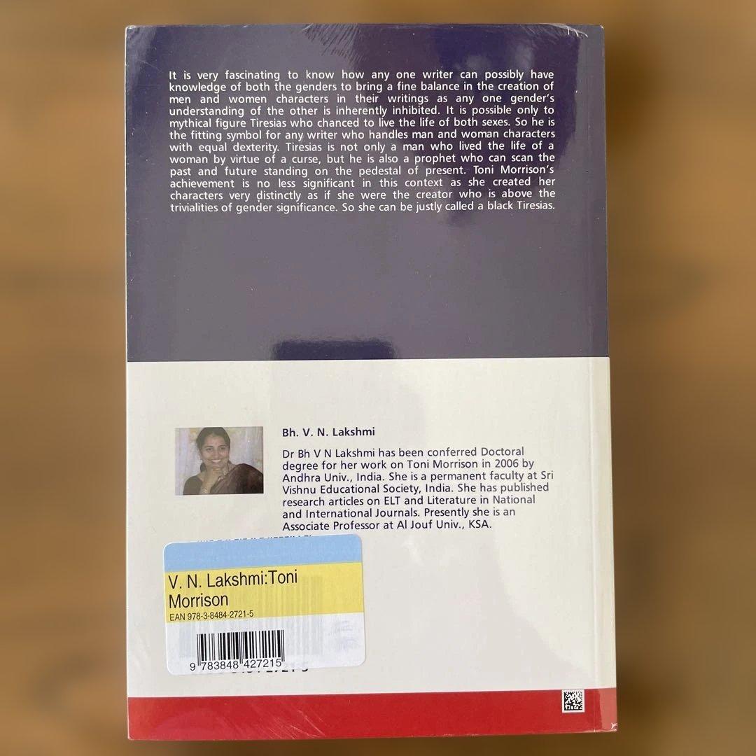 洋書 Toni Morrison: A Black Tiresias