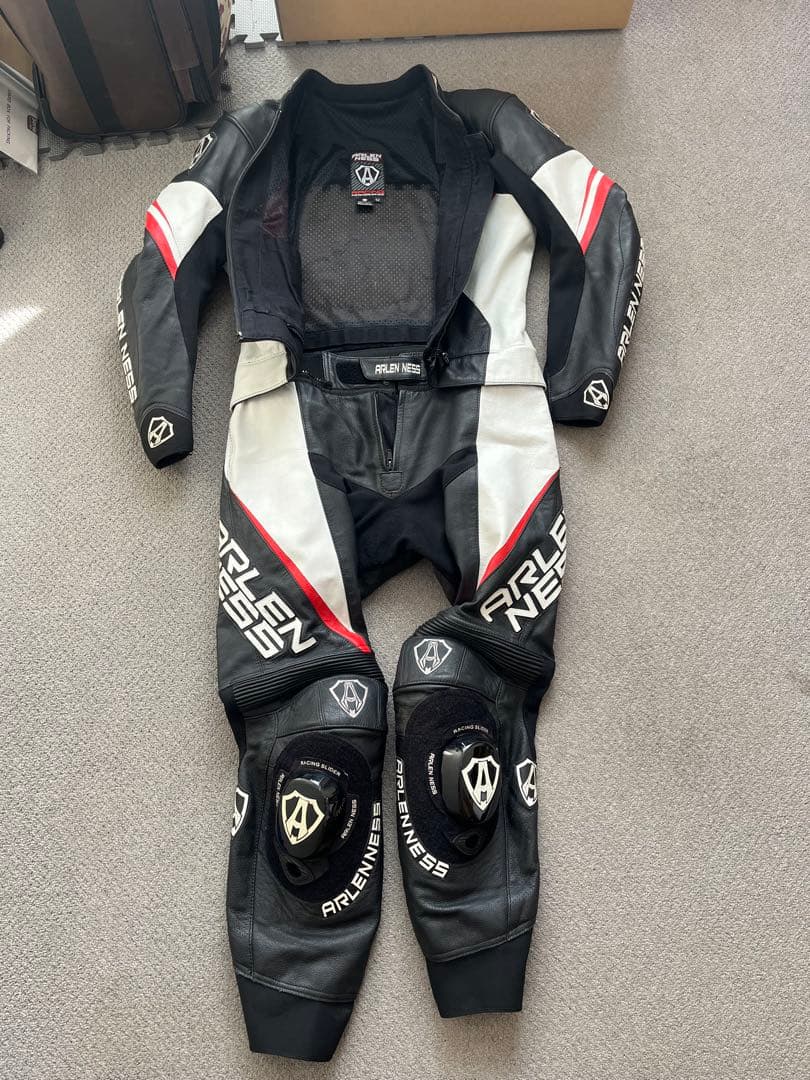 【1/28まで】 ARLEN NESSレザー バイクツナギ　サーキットサイズ52