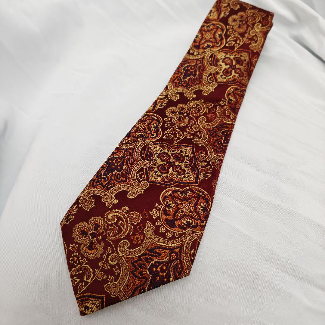 極美品 コムデギャルソンオムドゥ ネクタイ ペイズリー