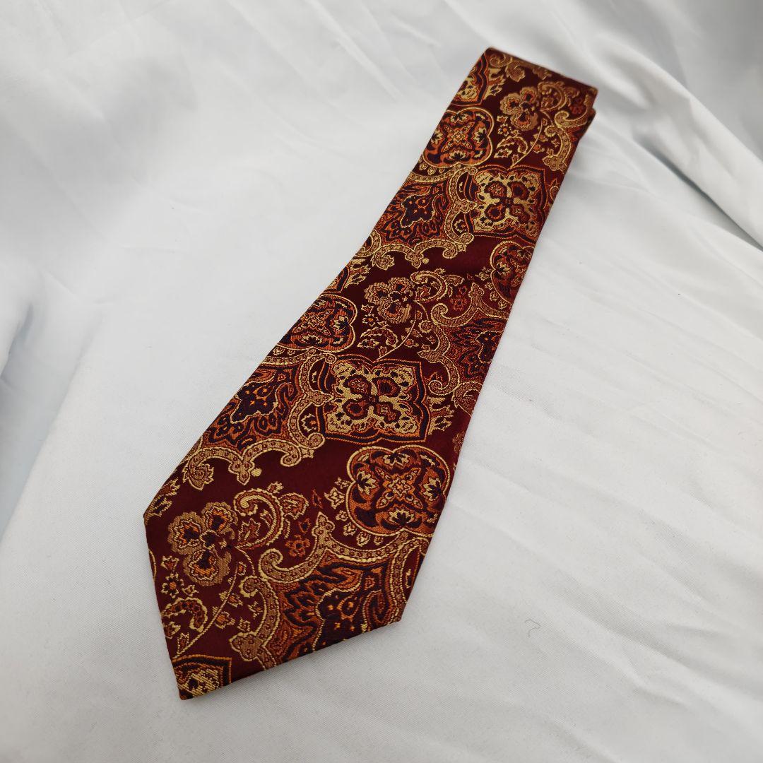 極美品 コムデギャルソンオムドゥ ネクタイ ペイズリー