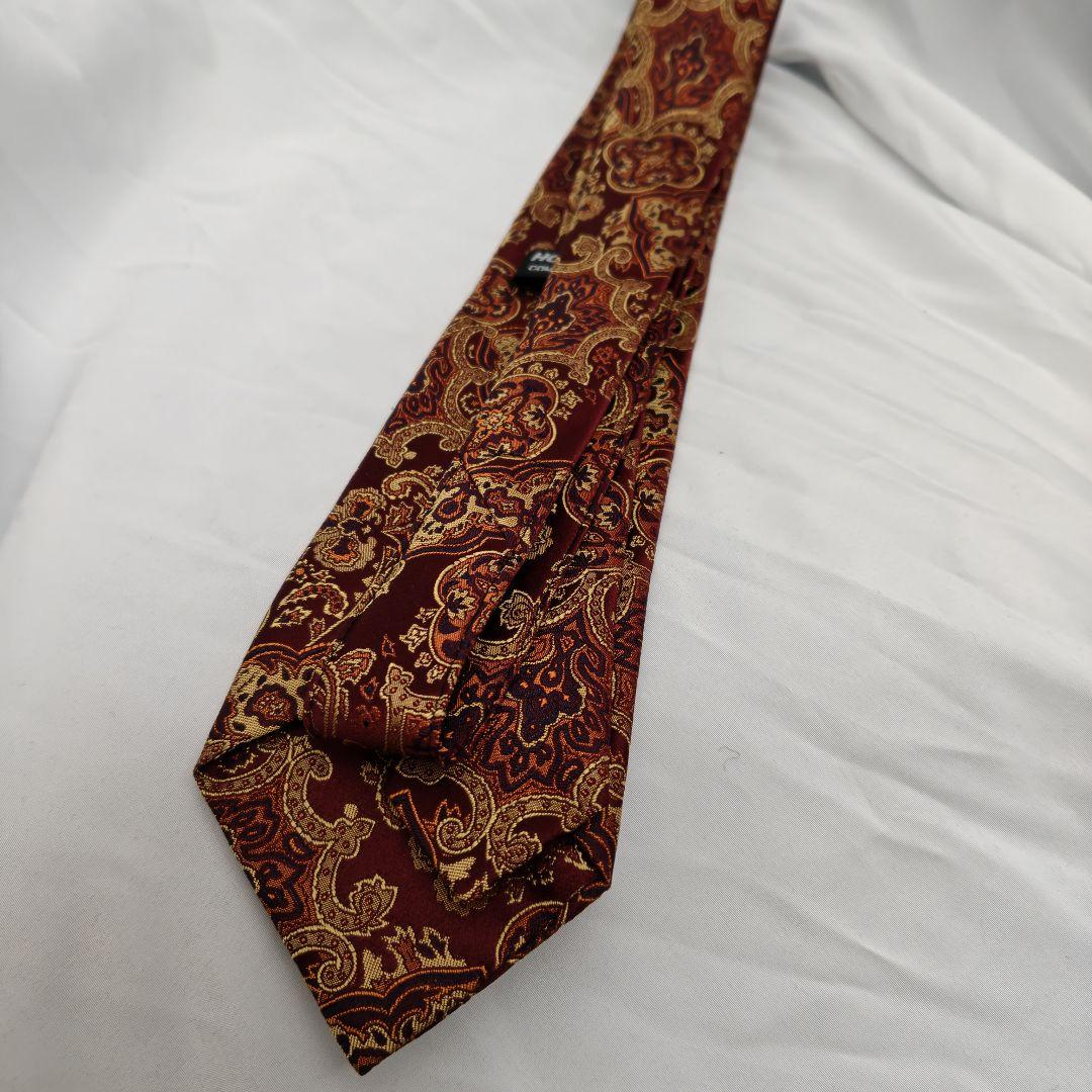 極美品 コムデギャルソンオムドゥ ネクタイ ペイズリー