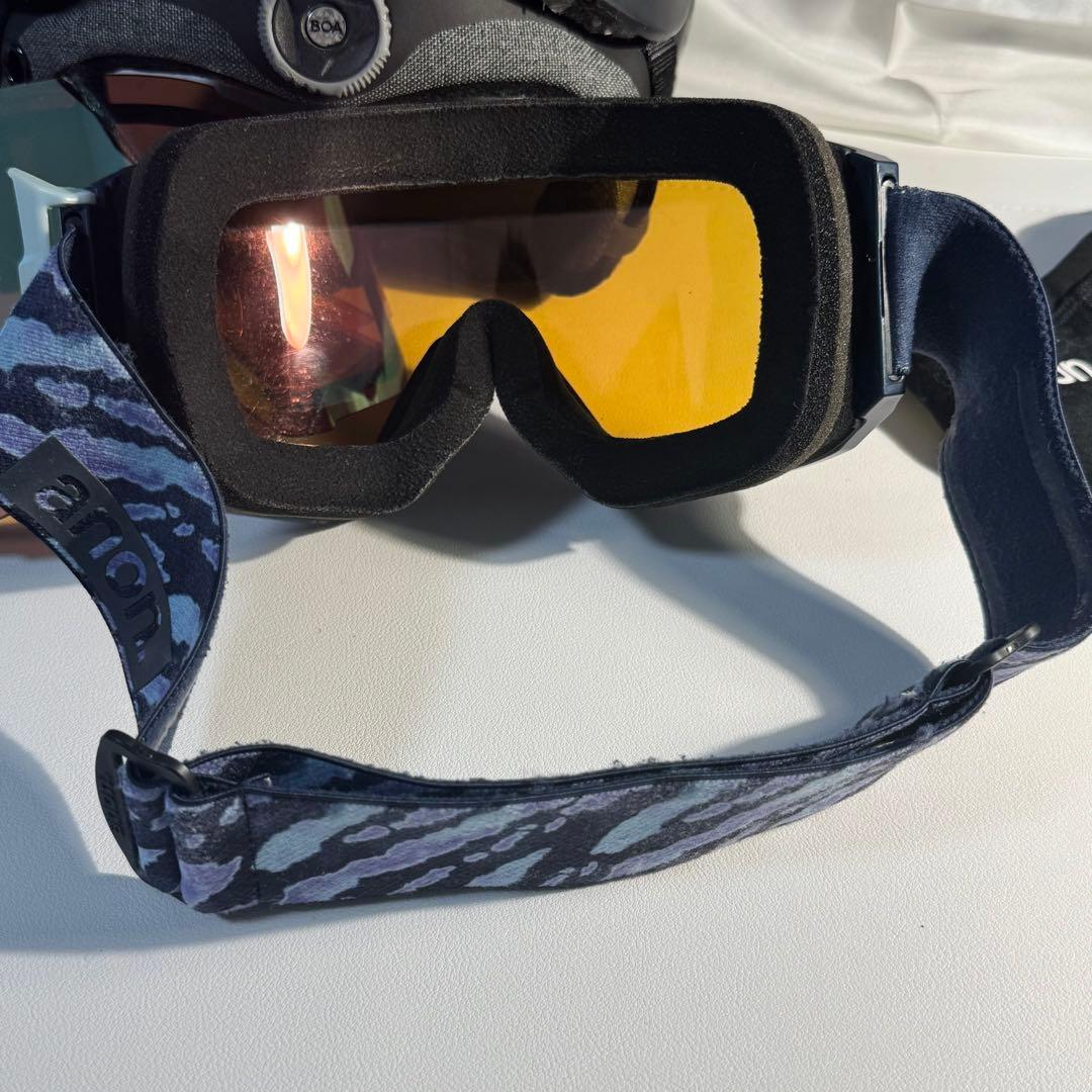 anan burtonヘルメット ゴーグル ネックウォーマーキャリア5点セット